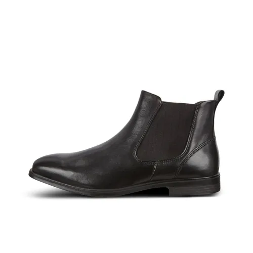 Ecco Ink Book Ankle-Length Chelsea Boots Men's Black