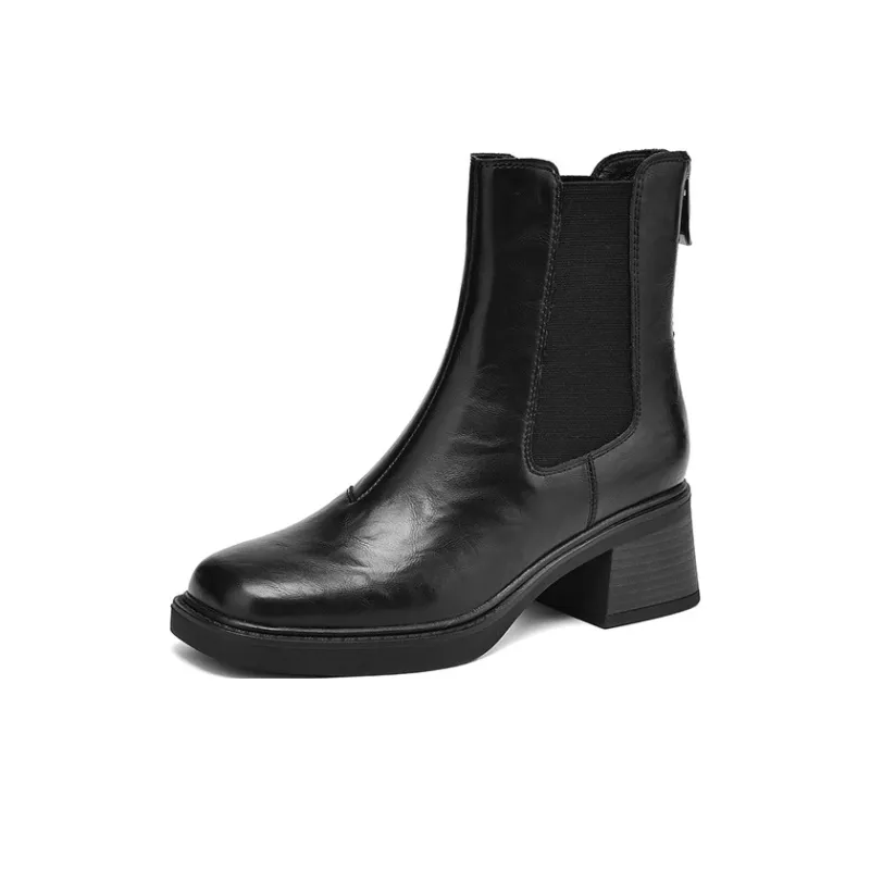 JOSINY Short Chelsea Boots 5.5cm Women's Black-1