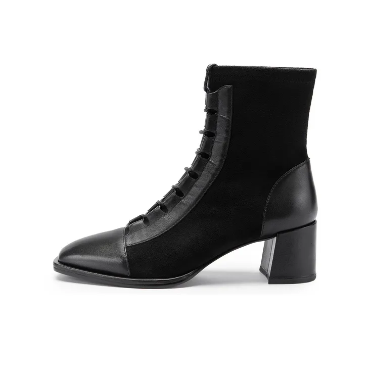 NATURSUN Cloudy Soft Raccoon Collection Ankle Boots 5.5cm Women's-6