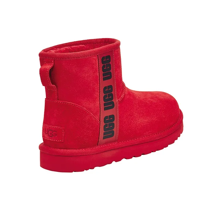 UGG Mini Side Logo 'Red' Women's-3