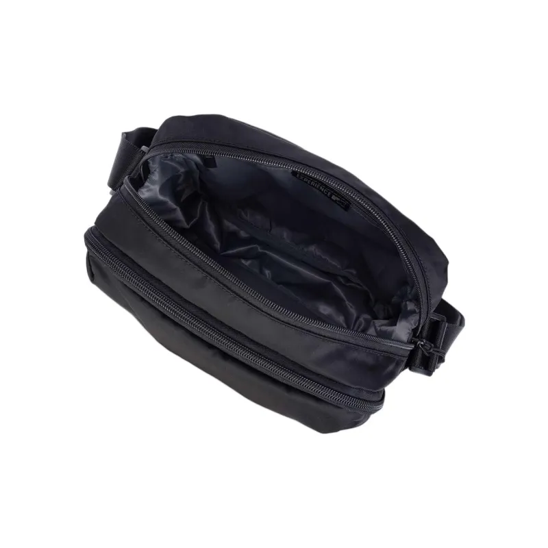 FX CREATIONS Nylon Crossbody Bag Shoulder Bag Men's Black-4