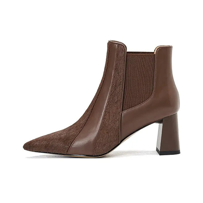 AIQINISHA Short Chelsea Boots 6.5CM Women's-3