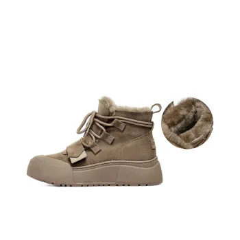 C°BANNER Short Mid Calf Snow Boots Women's Olive Green