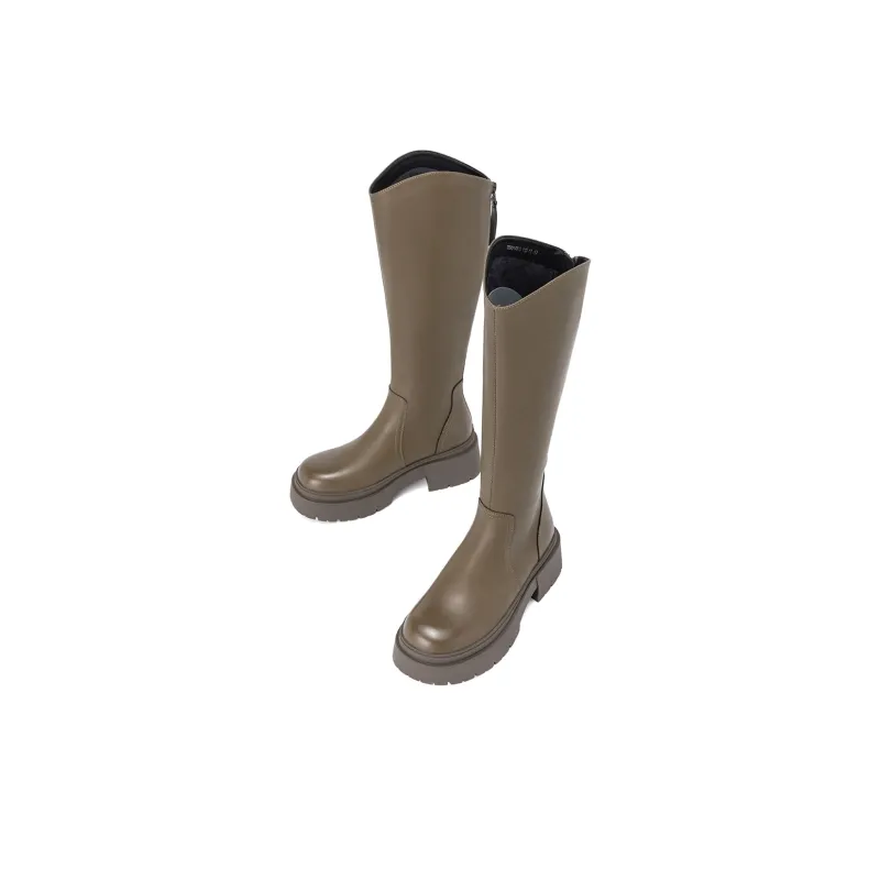 AOKANG Knee-high Boots 5cm Women's-9