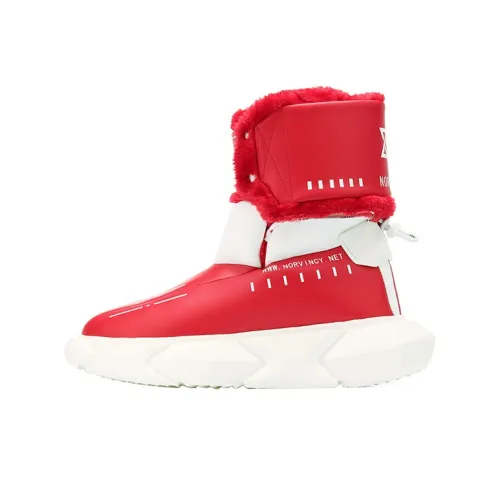 NORVINCY Snow Boots Unisex Red