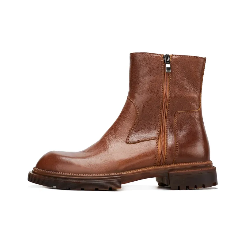 Voguhomme Ankle Boots 4cm Men's-4