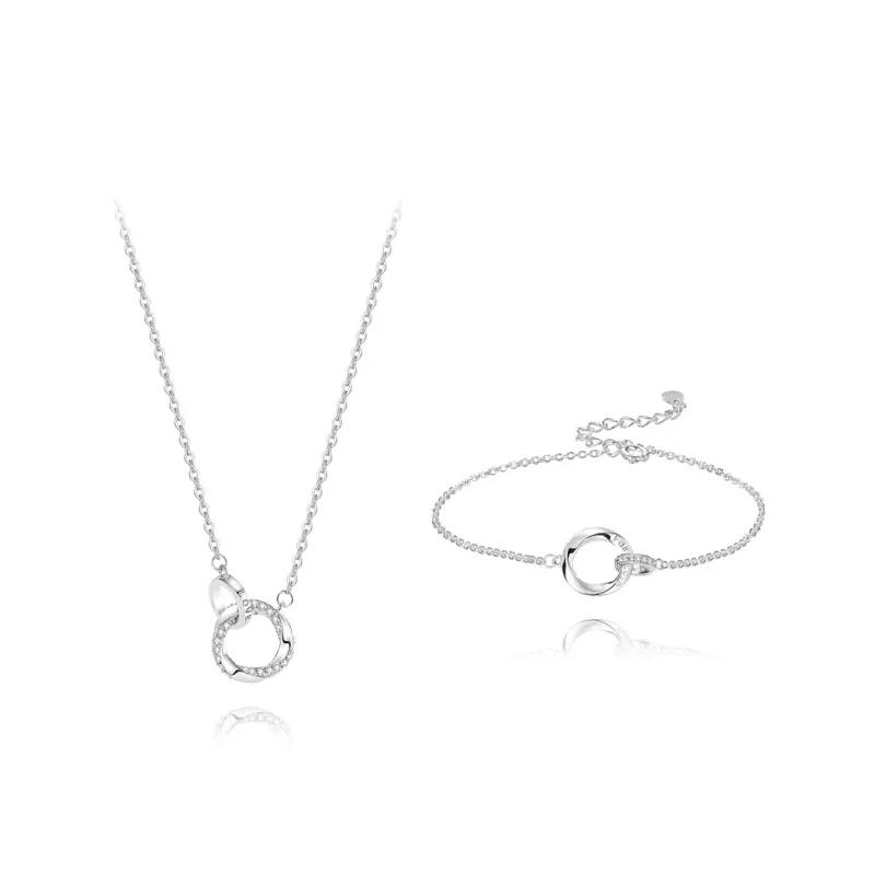 BLANK IN BLANK Sterling Silver Necklaces Women's Birthday Bestie Couple Gift For Girl-5