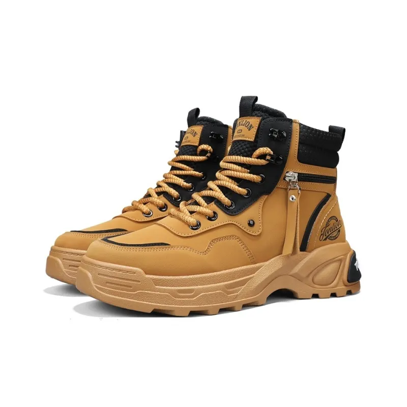 Tonlion Short Martin Boot Men's Earth Yellow-2