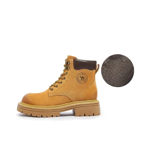 CAMEL Danxia Fleece-Lined Martin Boot 4.5CM Women's