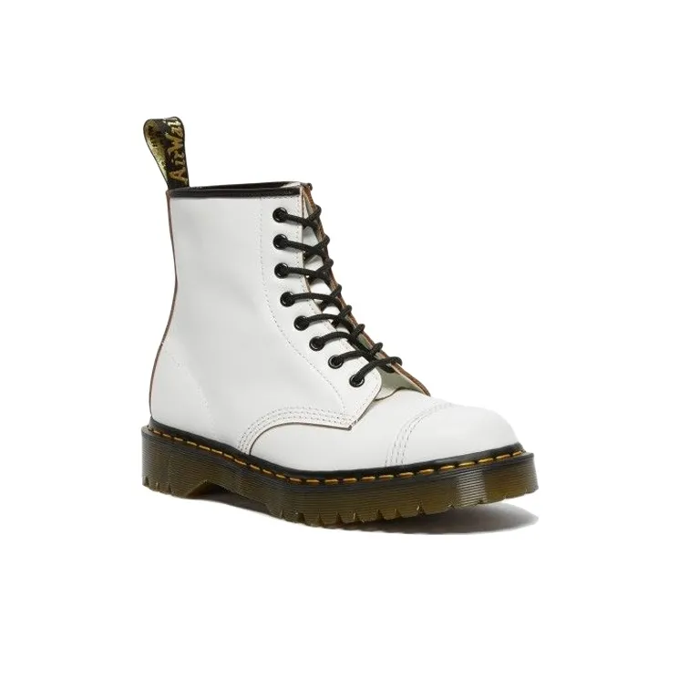 Dr.Martens 1460 Bex Made In England Toe Cap Lace Up Boots 'White'-1