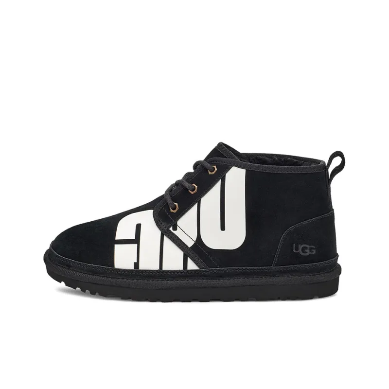 UGG Neumel Boot Chopd Black White-0