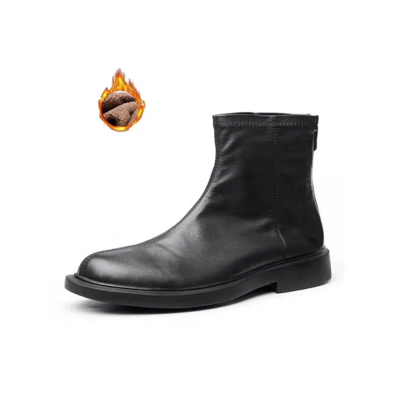 LEYGMENLG Ankle Boots Men's Black-4