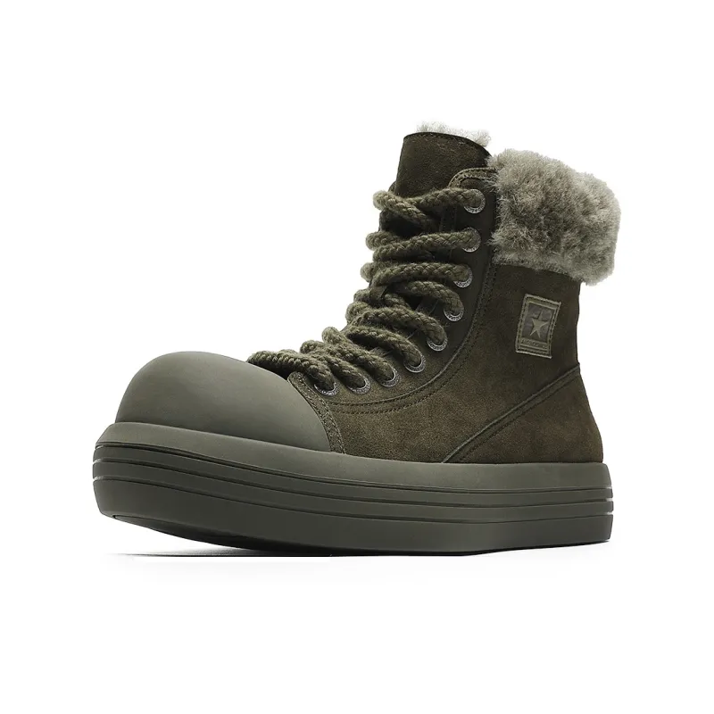 MODENGPAN Warm Snow Boots Men's-3