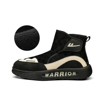 Warrior Crew Snow Boots Men's Black Beige