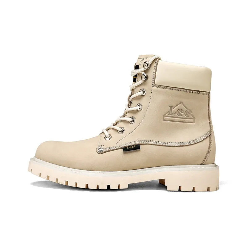 Lee Yellow Boots Short Martin Boot Unisex-5