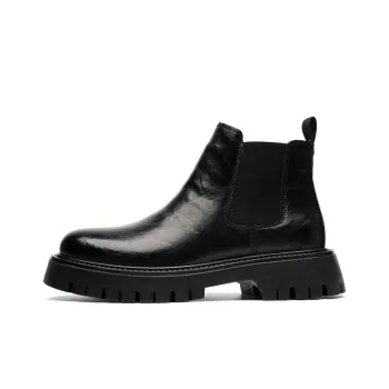 Chi Wolf Chelsea Boots Men's Black