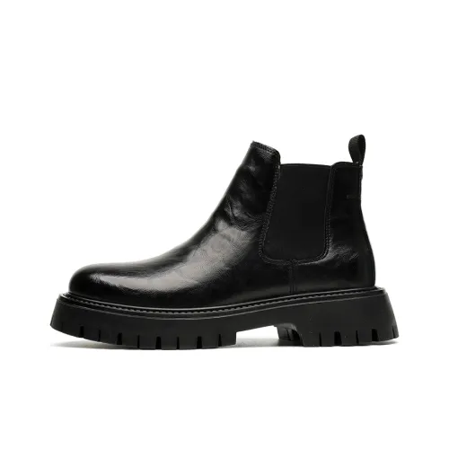Chi Wolf Chelsea Boots Men's Black