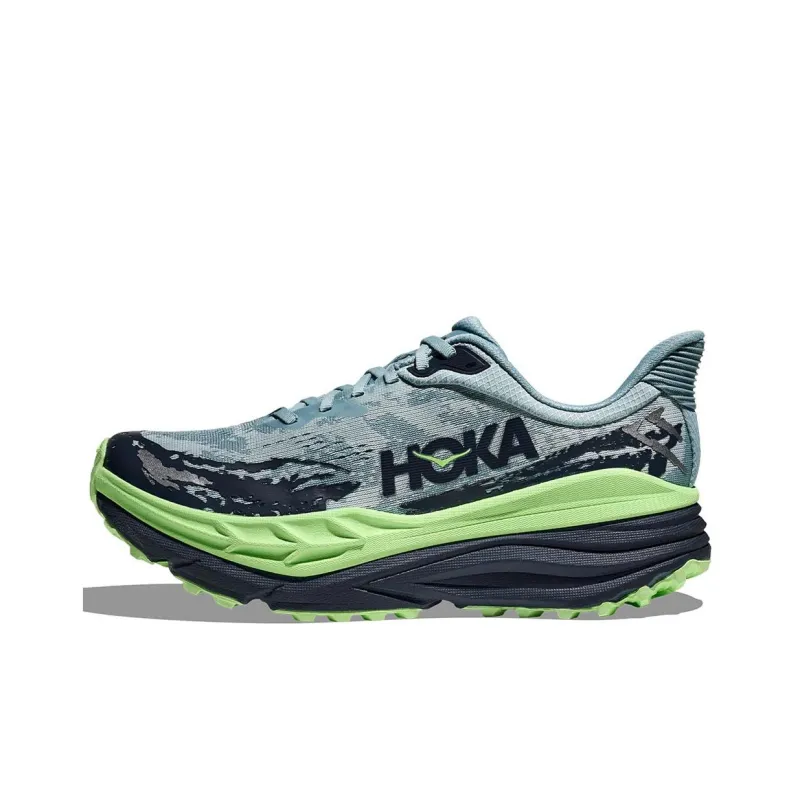 HOKA ONE ONE Stinson 7 Wear resistant And Lightweight Low Top Casual Shoes Men's Green-0