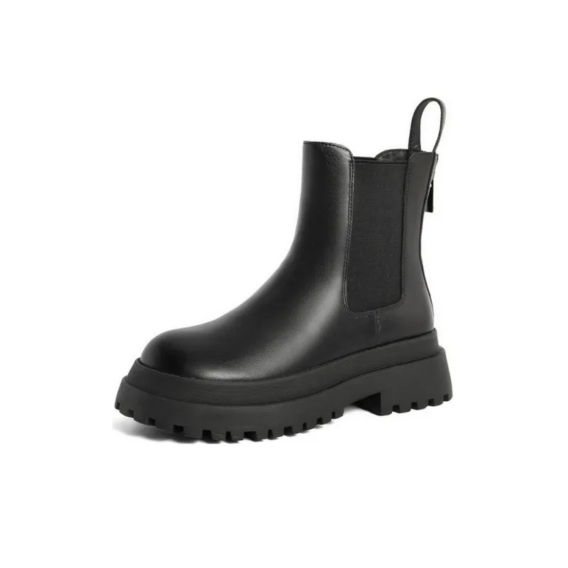 BELLE 13.5cm Chelsea Boots 4cm Women's Black-1