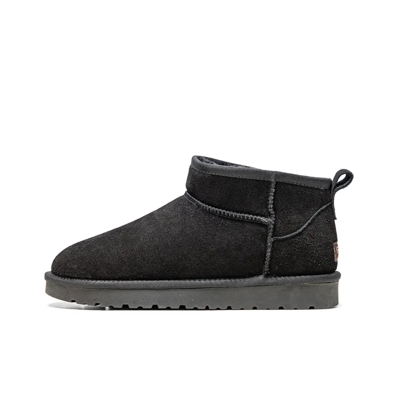 WEISHIBANGWEI Warm And Wear Resistant Crew Snow Boots Men's-4