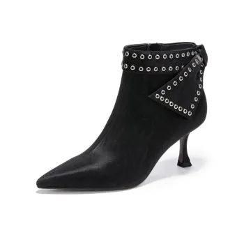 ELLE Ankle Boots 7cm Women's Black