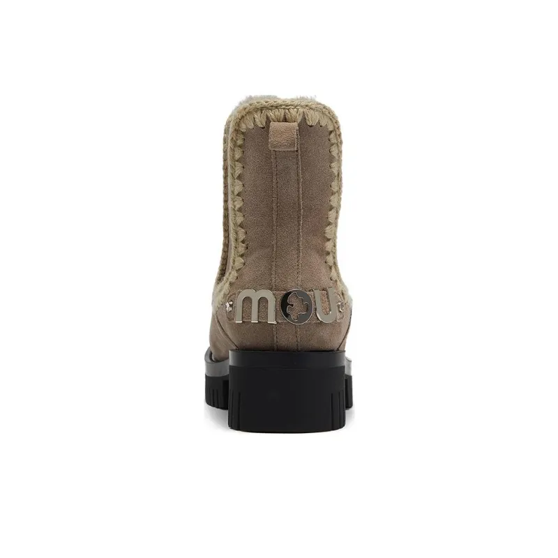 MOU Short Chelsea Boots Women's Umber-4