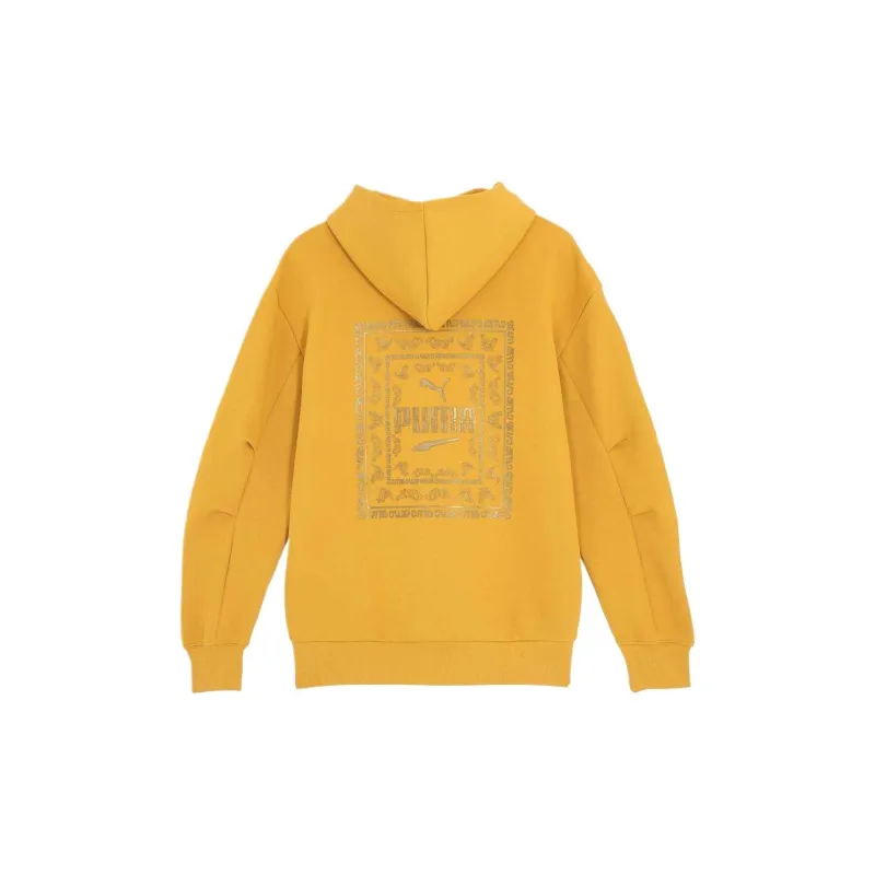 PUMA HoodieBZ GRAPHICS Sweatshirt Unisex Earth Yellow-1