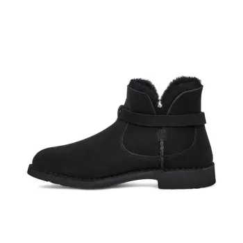 UGG Elisa Fleece Lined Snow Boots Black Women's