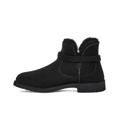UGG Elisa Fleece Lined Snow Boots Black Women's