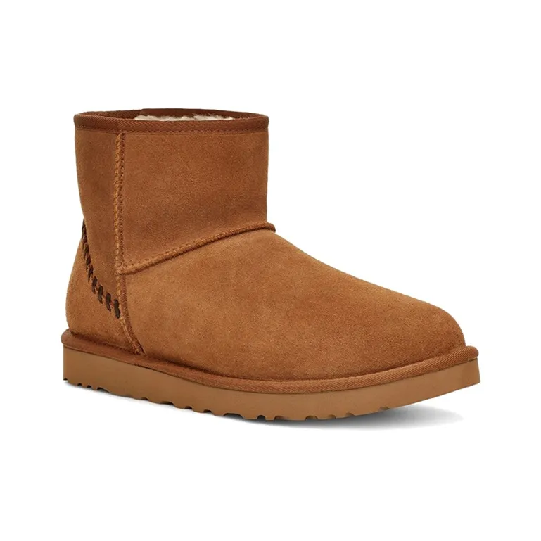 UGG Classic Mini Deco Suede Boot 'Brown'-2