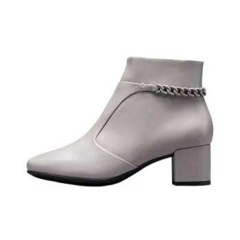Ecco Ankle Boots 5cm Women's Gray Pink