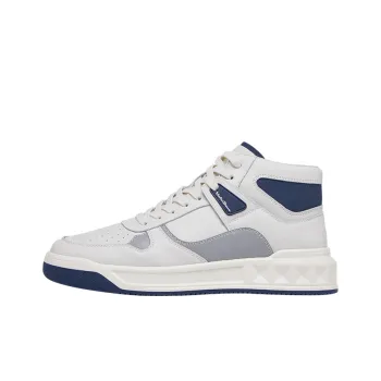 VICKI BROWN Ankle Boots Men White Blue/White Black