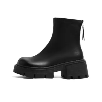 HUANQIU Ankle Boots 7cm Women's Black