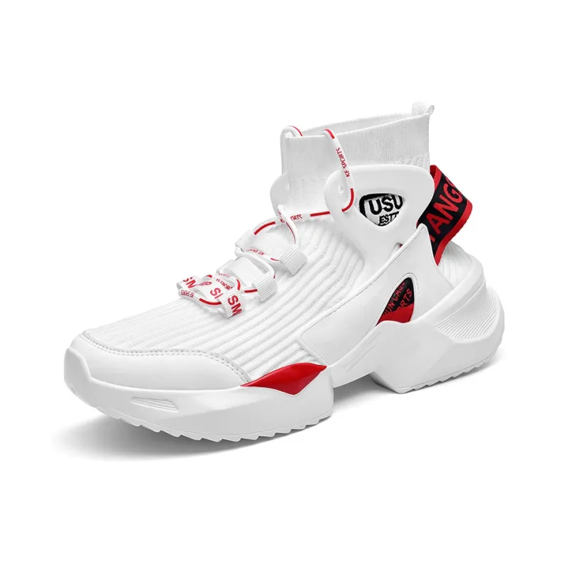 Jerden Smith Slip Resistant, Breathable, Lightweight High Top Chunky Sneakers Unisex-1
