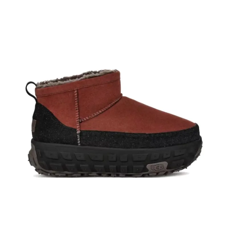 UGG Venture Daze Ultra Mini Boot Red Jasper Black-1