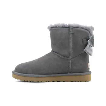 UGG Mini Bailey Bow Velvet Ribbon 2.0 'Purple Grey' Women's