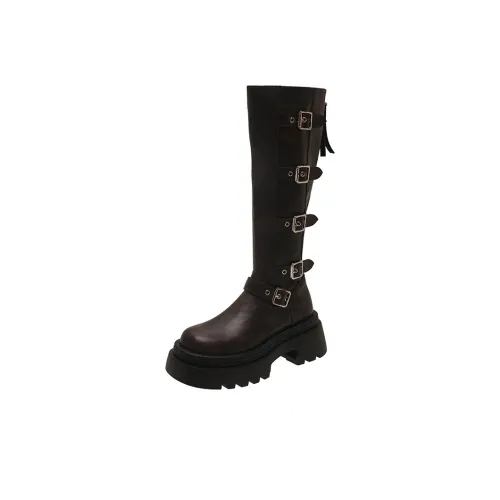 GEJIANI Knee-maison tokyo Medium Heel Women's