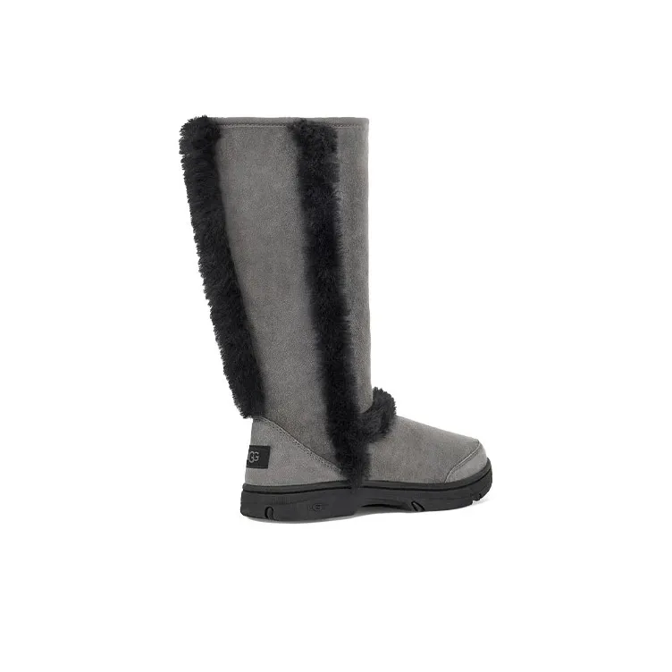 UGG Sunburst Tall Boot Grey Black Women's-3