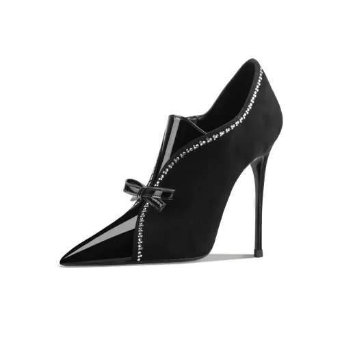 Suyymakk Ankle Boots heeled Super High Heel Women's Black