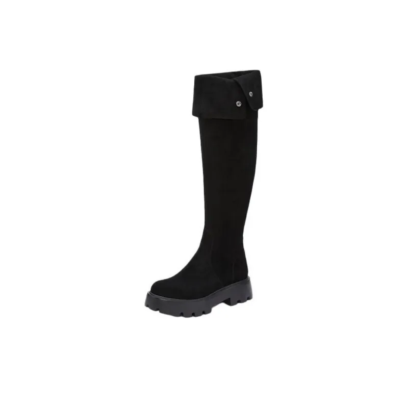 Staccato Collar Boots Over the knee Boots Women's-4