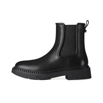 ASH MADISON Collection Chunky Heel Chelsea Boots Women's Black