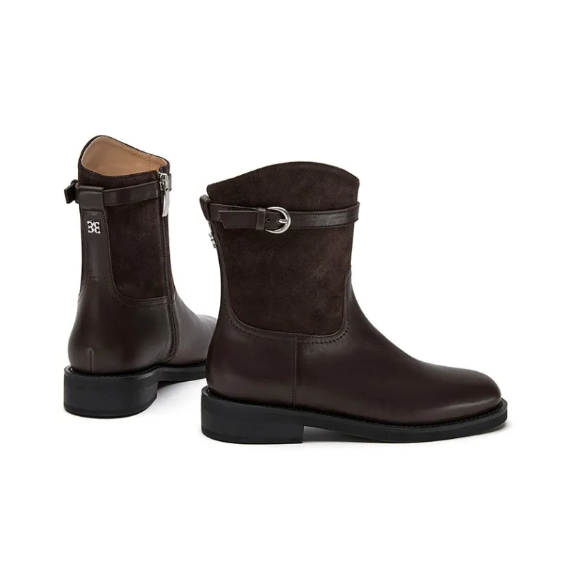 Marie Claire Ankle Boots 3cm Women's Brown-1