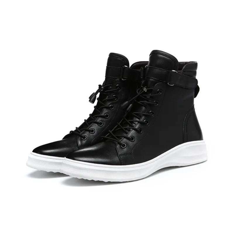 Kemaron Ankle Boots Men Black/White-2