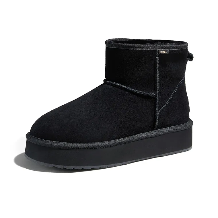 CAMEL Snow Boots Women's Black/Chestnut-2