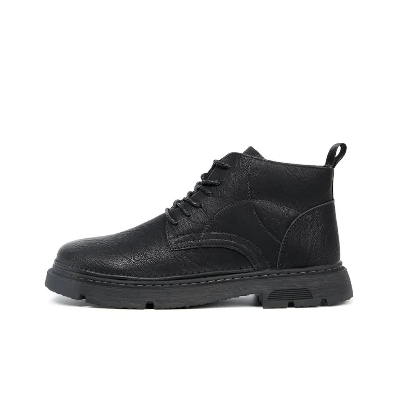 Wit Ankle Boots Men Black/Brown-0