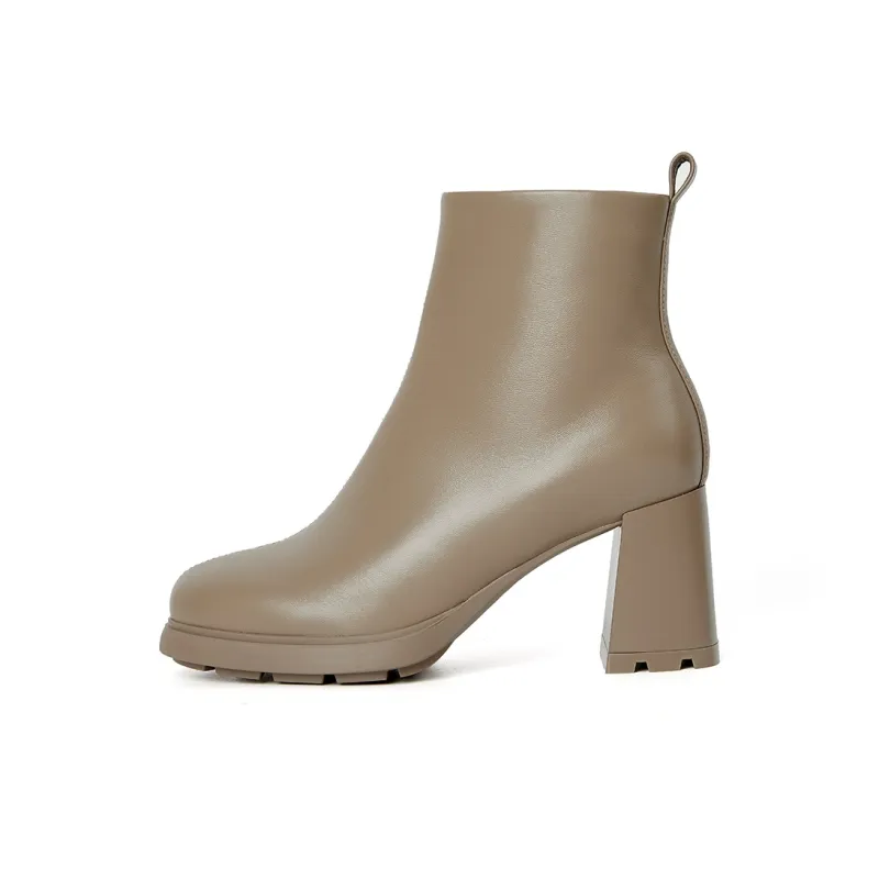 PT'SON Ankle Boots Women's Black, Dark Brown-15