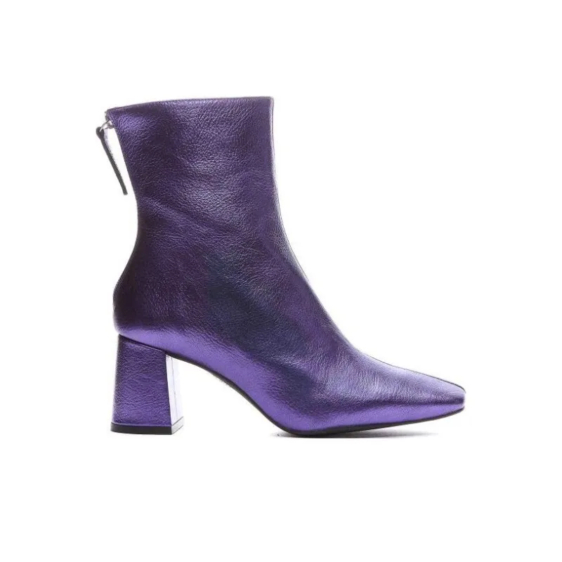 ANGEL ALARCON Lauryn Ankle Boots 6.5cm Women's Purple-1