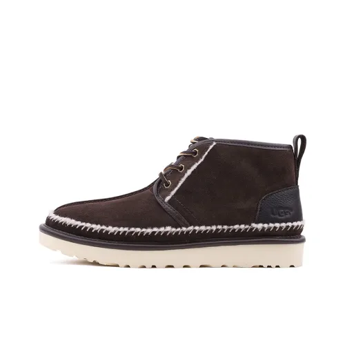 UGG Neumel Stitch Fleece Lined Snow Boots Coffee