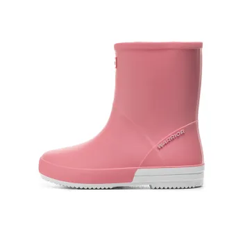 Warrior Waterproof And Wear resistant Rain Boots Women's Russet Red