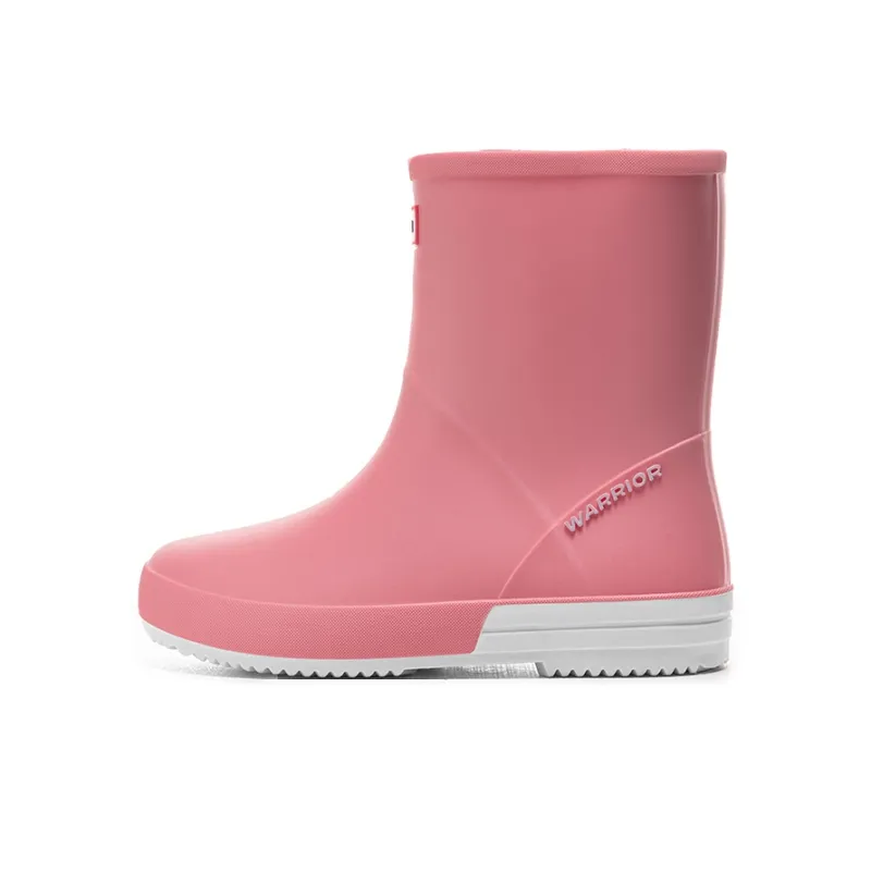 Warrior Waterproof And Wear resistant Rain Boots Women's Russet Red-0